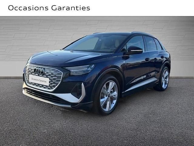 Bleu navarre métallisé Utilisé 2025 Audi Q4 e-tron S-Line SUV | 61 000 € (Prix cher) - Image 1/4