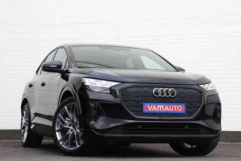 Noir Occasion 2022 Audi Q4 Sportback e-tron S-Line SUV | 36 450 € (Prix juste) - Image 1/4