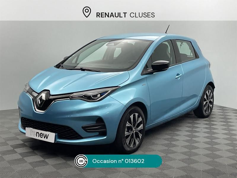 Bleu Occasion 2021 Renault Zoe LIMITED Citadine | 15 390 € (Prix assez cher) - Image 1/4