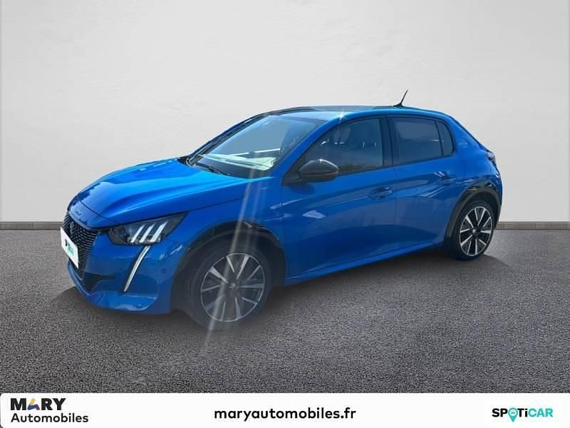 Bleu Utilisé 2020 Peugeot 208 GT-line Citadine | 13 490 € (Prix juste) - Image 1/4