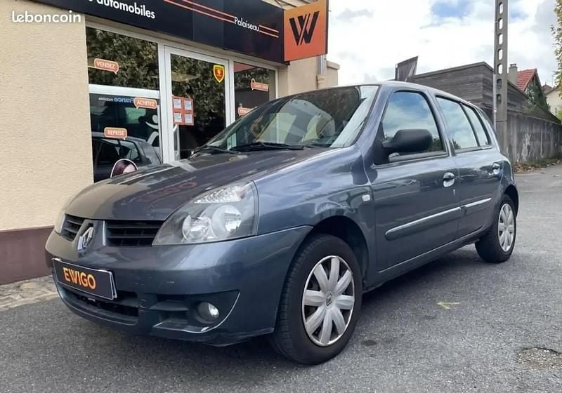 Gris Utilisé 2007 Renault Clio II Campus Citadine | 3 990 € (Bon prix) - Image 1/4