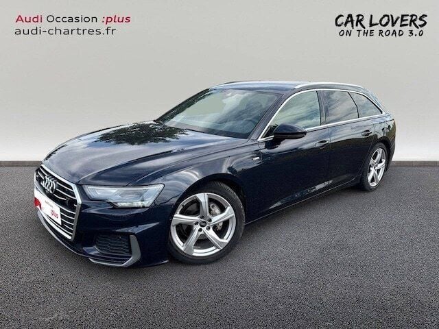 Bleu firmament métallisé Utilisé 2023 Audi A6 S-Line Break | 42 990 € (Bon prix) - Image 1/4