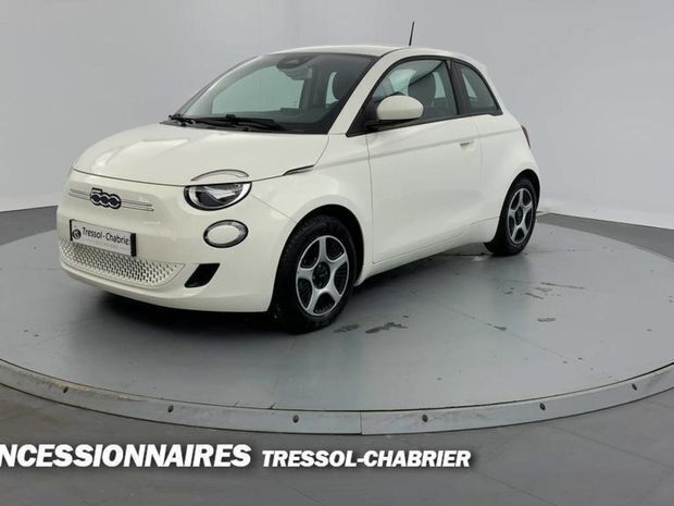 Blanc Utilisé 2021 Fiat 500e Passion Citadine | 12 219 € (Super prix) - Image 1/4
