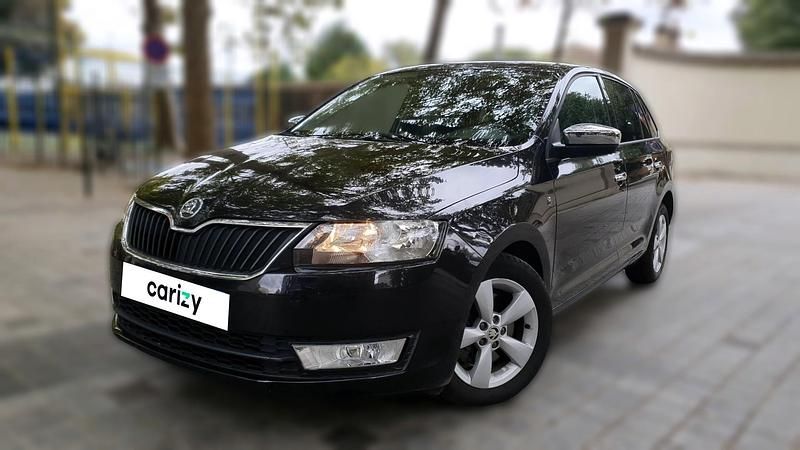 Noir Utilisé 2016 Skoda Rapid Ambition Berline | 9 490 € - Image 1/4