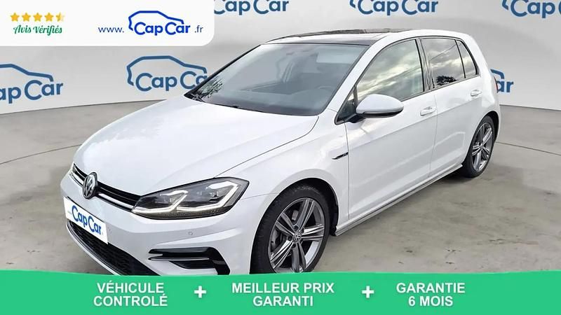 Occasion VW Golf R-line 150 ch (110 kW) 2018 Blanc Berline