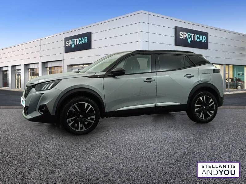 Gris Utilisé 2021 Peugeot 2008 GT SUV | 19 590 € (Prix juste) - Image 1/4