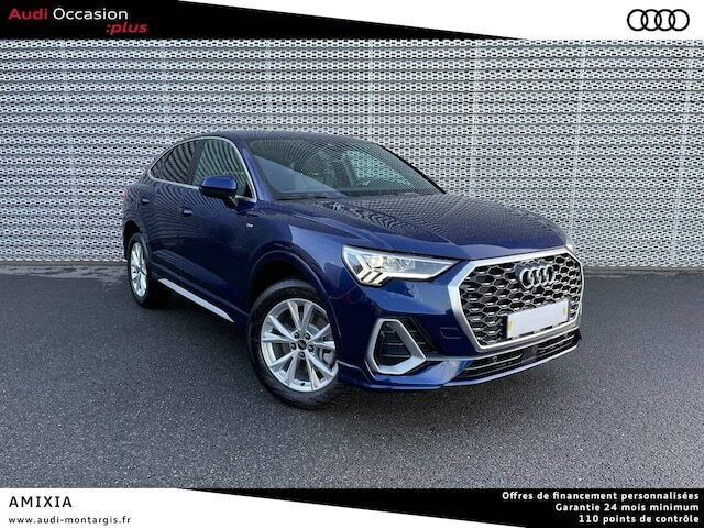 Bleu navarre métallisé Utilisé 2023 Audi Q3 Sportback S-Line SUV | 42 890 € - Image 1/4