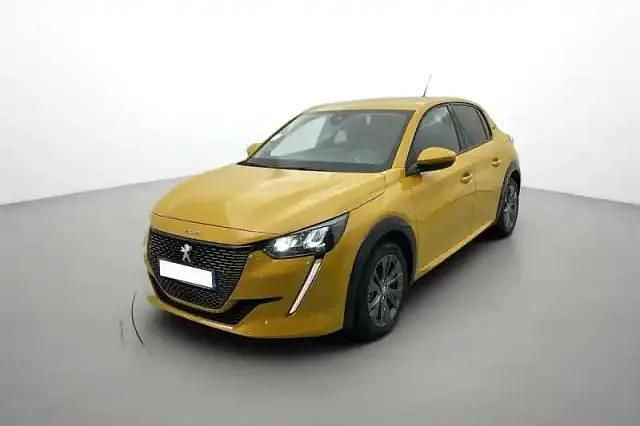 Jaune Utilisé 2021 Peugeot e-208 Citadine | 13 990 € (Super prix) - Image 1/4