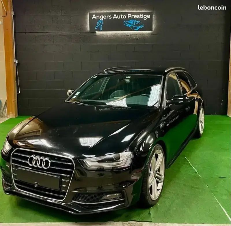 Noir Utilisé 2015 Audi A4 S-Line Break | 15 990 € (Prix juste) - Image 1/4