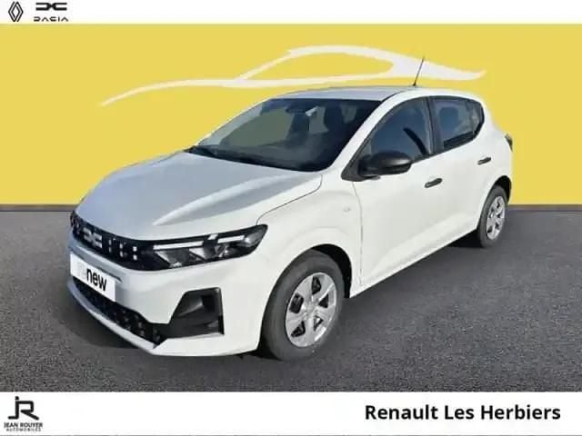 Blanc Nouvelle 2025 Dacia Sandero Essentiel Berline | 13 289 € (Bon prix) - Image 1/4