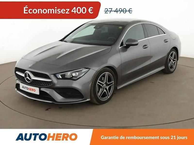 Gris Occasion 2021 Mercedes CLA180 AMG line Berline | 27 090 € (Prix juste) - Image 1/2