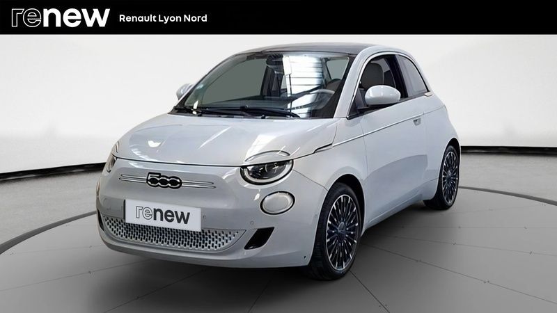 Bleu Utilisé 2022 Fiat 500e La Prima Berline | 17 890 € (Prix juste) - Image 1/3