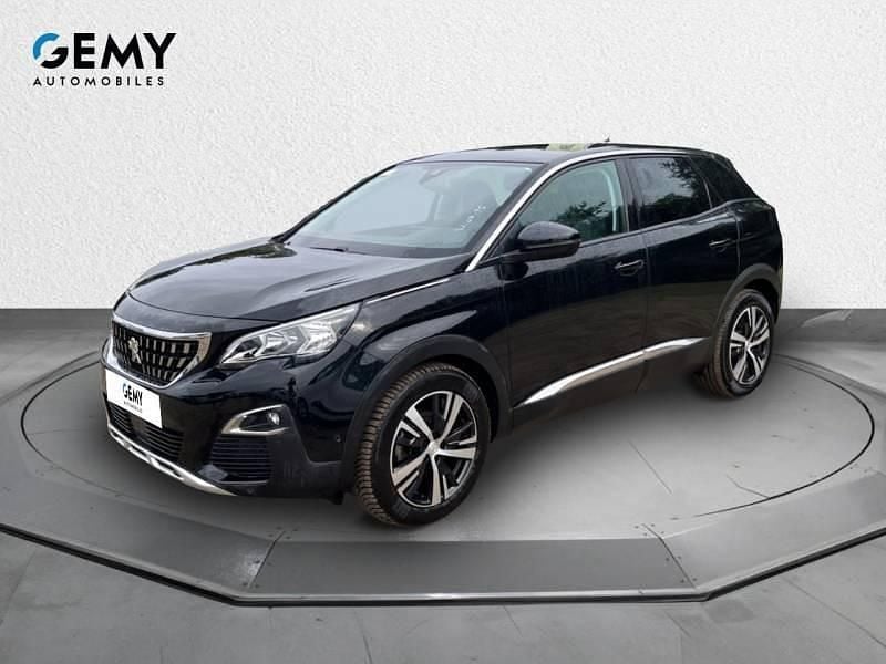 Noir Utilisé 2019 Peugeot 3008 Allure SUV | 19 990 € (Prix juste) - Image 1/4