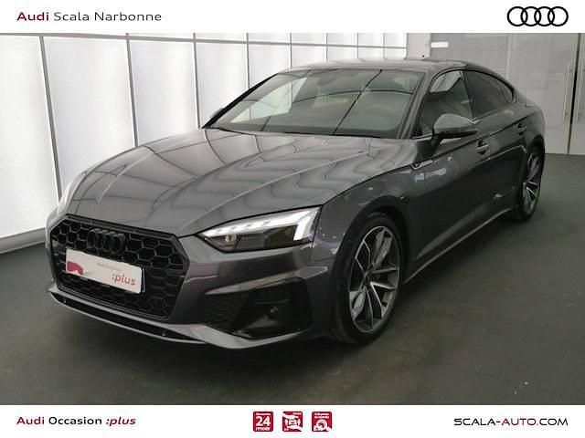 Daytona gray pearl effect Occasion 2023 Audi A5 Sportback S-Line Citadine | 42 900 € (Prix juste) - Image 1/4