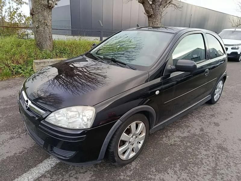 Noir Occasion 2006 Opel Corsa Cosmo Berline | 600 € (Super prix) - Image 1/4