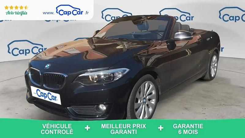 Noir Utilisé 2016 BMW 218 Cabriolet | 17 990 € (Bon prix) - Image 1/4