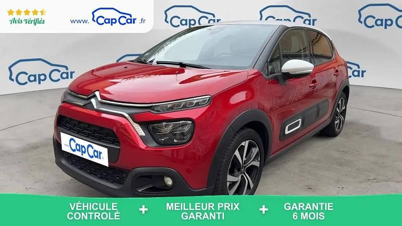 Rouge Utilisé 2020 Citroën C3 PureTech Citadine | 9 040 € (Super prix) - Image 1/4