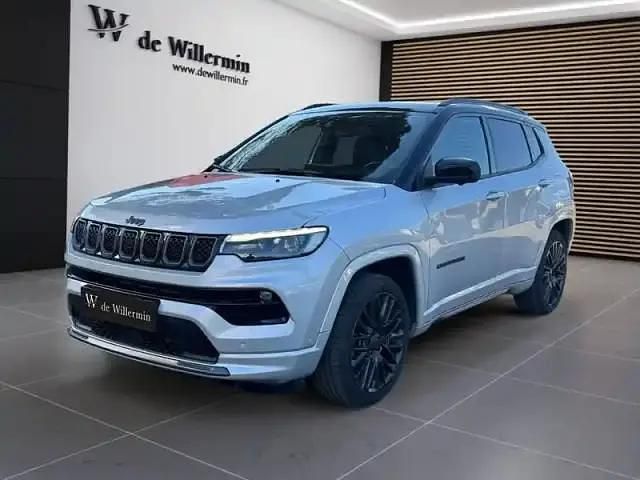 Gris Utilisé 2021 Jeep Compass SUV | 29 900 € (Prix cher) - Image 1/4