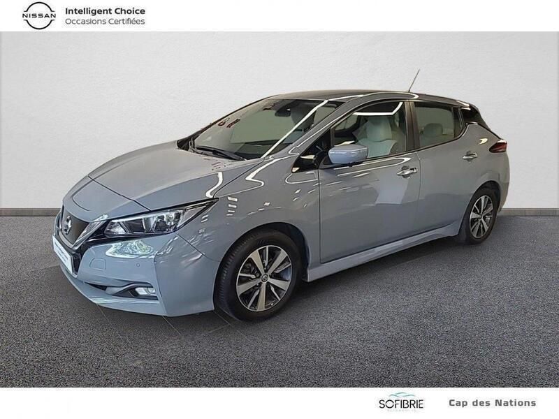 Gris Utilisé 2021 Nissan Leaf Acenta Citadine | 12 990 € (Prix juste) - Image 1/3