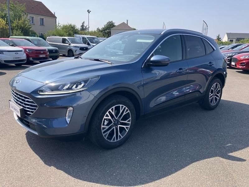 Bleu Utilisé 2022 Ford Kuga Titanium SUV | 26 299 € (Prix juste) - Image 1/4
