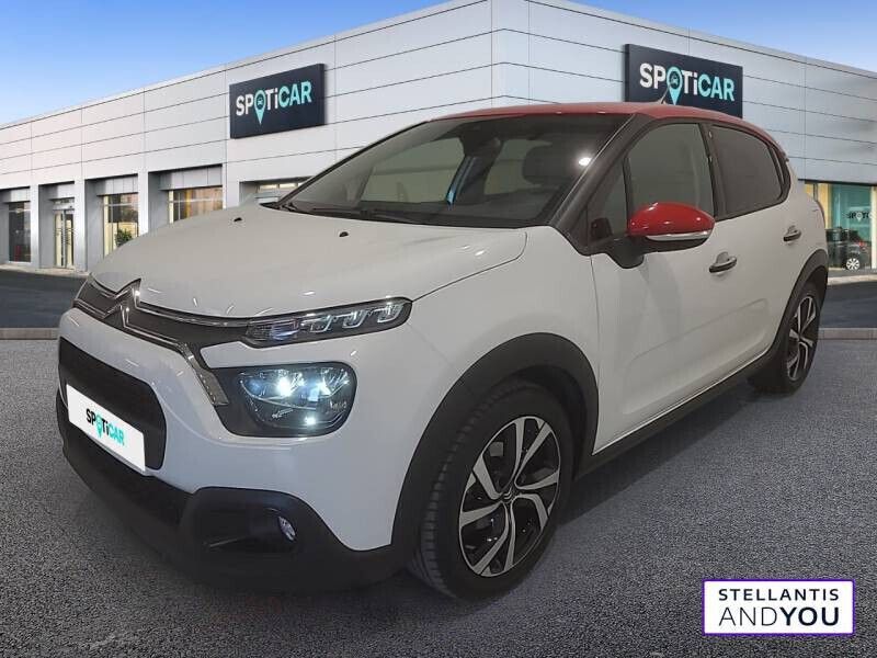 Blanc Occasion 2022 Citroën C3 PureTech Citadine | 11 990 € (Prix juste) - Image 1/4