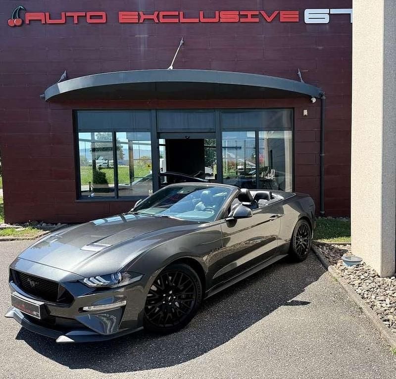 Occasion Ford Mustang GT Convertible 450 ch (330 kW) 2018 Gris Cabriolet