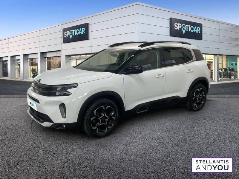Blanc Utilisé 2022 Citroën C5 Aircross Shine SUV | 18 790 € (Prix juste) - Image 1/3