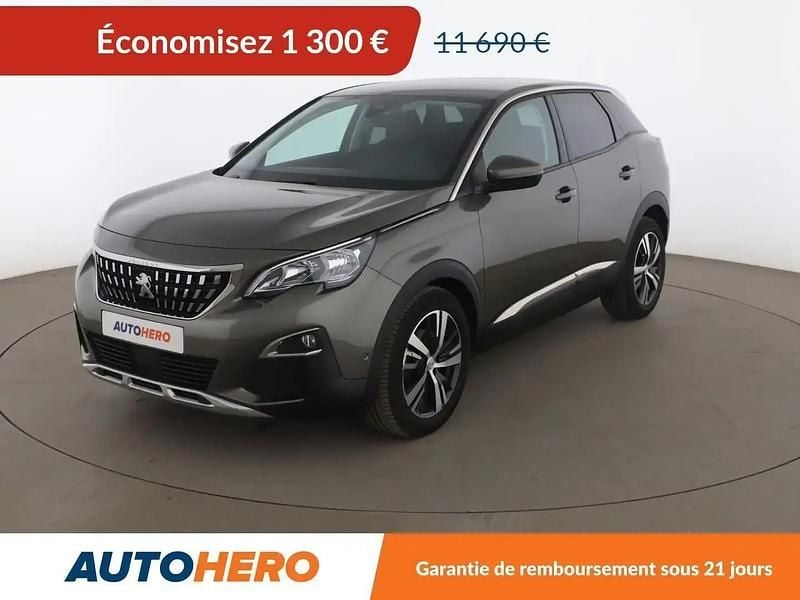 Gris Utilisé 2017 Peugeot 3008 Allure SUV | 10 390 € (Bon prix) - Image 1/2