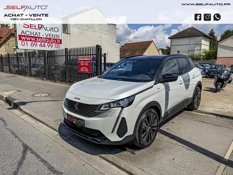 Blanc Utilisé 2020 Peugeot 3008 GT SUV | 19 900 € (Prix cher) - Image 1/4