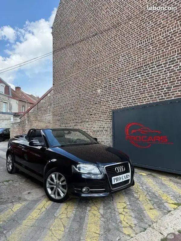 Noir Utilisé 2011 Audi A3 Cabriolet Ambition Cabriolet | 10 290 € - Image 1/4