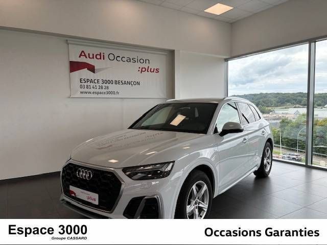 Blanc glacier métallisé Utilisé 2023 Audi Q5 S-Line SUV | 48 470 € (Bon prix) - Image 1/3