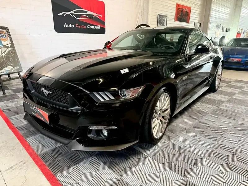 Noir Utilisé 2016 Ford Mustang GT Fastback Coupé | 46 490 € (Prix cher) - Image 1/4