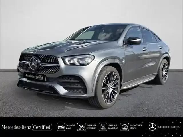 Gris sélénite métallisé Utilisé 2022 Mercedes GLE350 AMG line Coupé | 78 890 € - Image 1/4