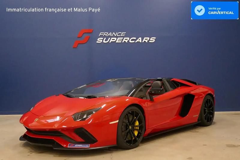 Rouge Utilisé 2018 Lamborghini Aventador Cabriolet | 424 900 € - Image 1/4