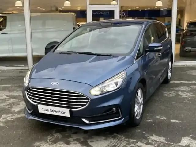 Bleu azur Occasion 2022 Ford S-MAX Business Edition Monospace | 25 900 € - Image 1/4
