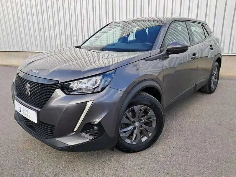 Gris Utilisé 2021 Peugeot 2008 Active SUV | 14 431 € (Prix juste) - Image 1/4