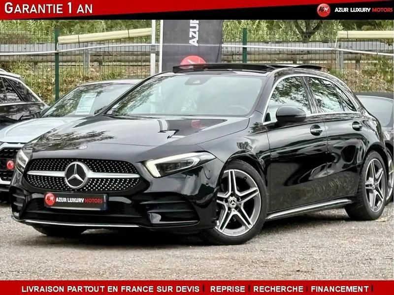 Noir Occasion 2019 Mercedes A200 AMG Line Premium Plus Berline | 27 490 € (Prix cher) - Image 1/4
