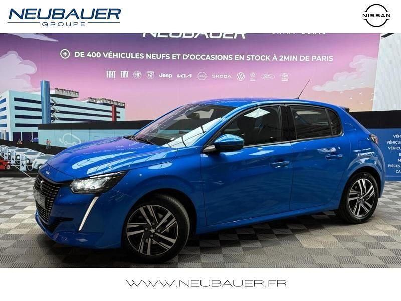 Bleu vertigo Utilisé 2020 Peugeot 208 Allure Citadine | 12 390 € (Bon prix) - Image 1/4