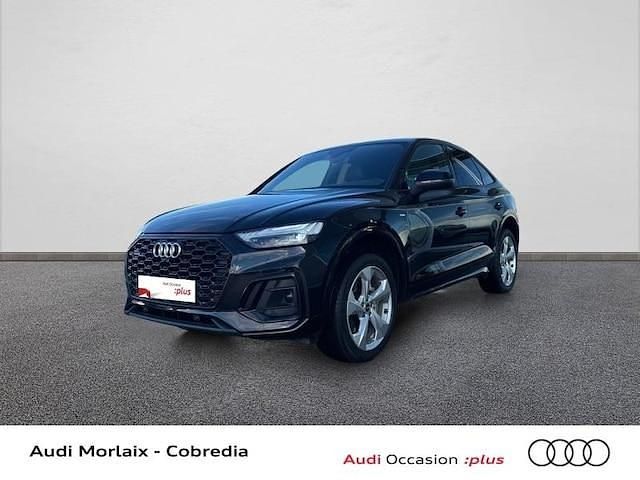 Noir mythic métallisé Occasion 2021 Audi Q5 S-Line SUV | 45 990 € (Prix cher) - Image 1/4