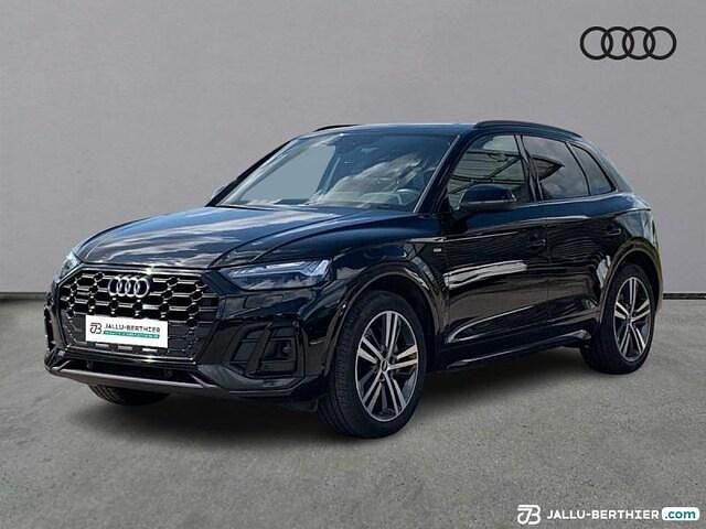 Noir mythic métallisé Utilisé 2021 Audi Q5 S-Line SUV | 40 990 € (Prix juste) - Image 1/4