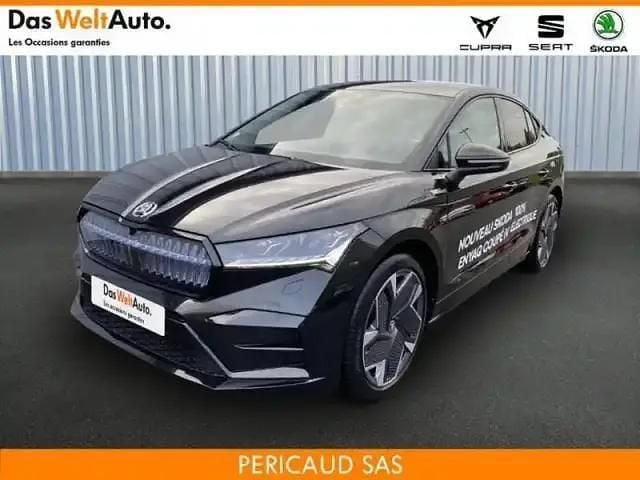 Noir Utilisé 2022 Skoda Enyaq iV RS SUV | 43 890 € (Prix juste) - Image 1/4