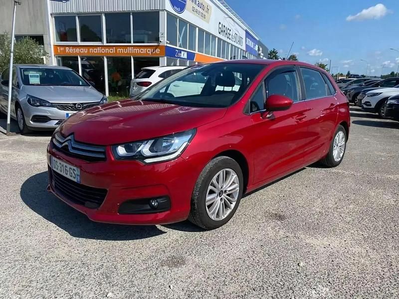 Rouge Utilisé 2015 Citroën C4 PureTech Berline | 5 980 € (Bon prix) - Image 1/4