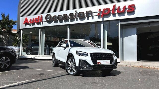 Blanc glacier métallisé Utilisé 2022 Audi Q2 S-line plus SUV | 34 990 € (Prix assez cher) - Image 1/4