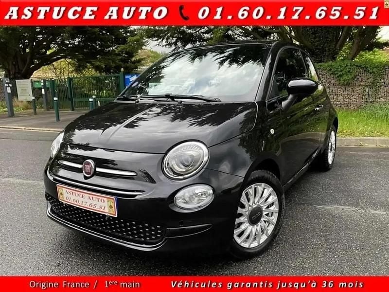 Noir Occasion 2018 Fiat 500 Lounge Berline | 6 989 € (Bon prix) - Image 1/4