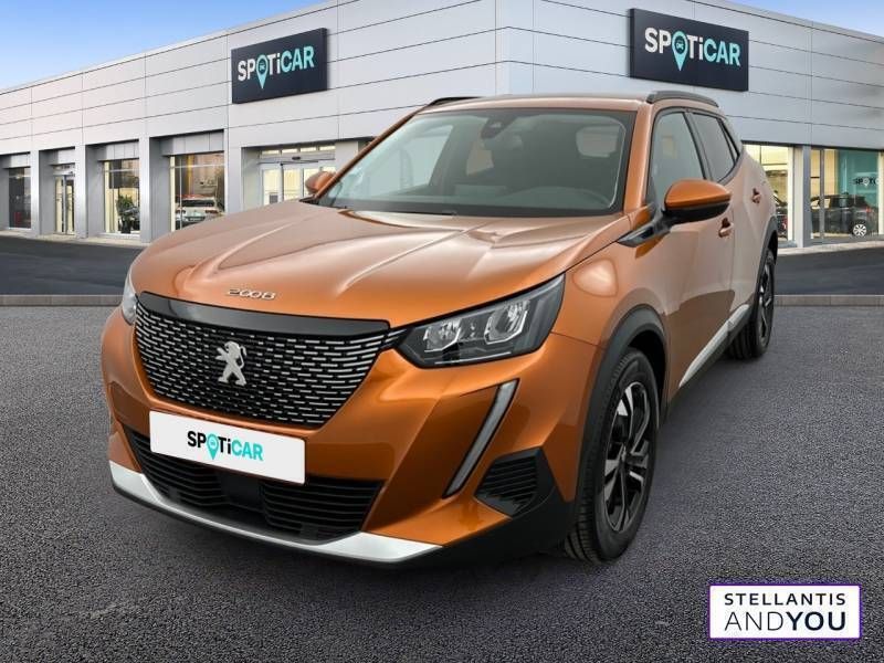 Orange Utilisé 2021 Peugeot 2008 Allure SUV | 16 690 € (Prix juste) - Image 1/3