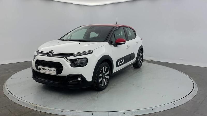 Blanc Utilisé 2020 Citroën C3 PureTech Citadine | 9 709 € (Prix juste) - Image 1/3