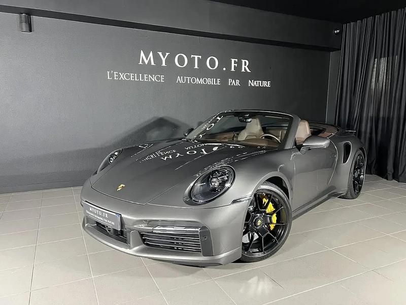 Gris Occasion 2022 Porsche 911 Turbo S Cabriolet Cabriolet | 305 900 € - Image 1/4