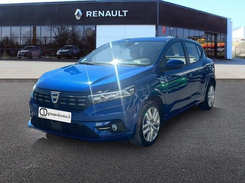 Bleu Occasion 2021 Dacia Sandero Comfort Citadine | 11 200 € (Prix juste) - Image 1/4