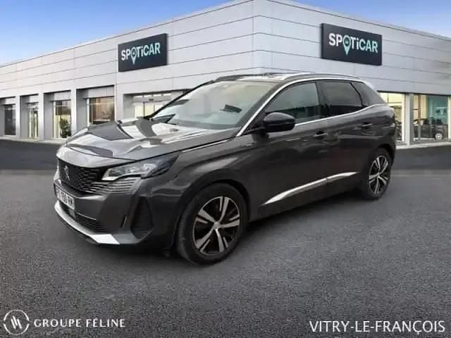 Gris platinium (m) Utilisé 2021 Peugeot 3008 GT SUV | 23 990 € - Image 1/4