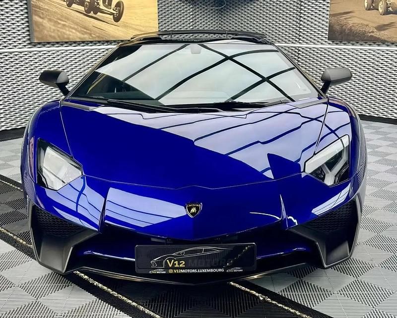 Occasion Lamborghini Aventador 751 ch (552 kW) 2016 Bleu Cabriolet